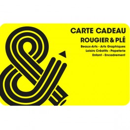 carte cadeau jaune