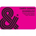 carte cadeau rose