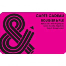 carte cadeau rose