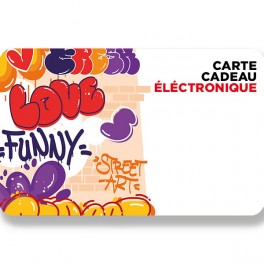 Street Art - Carte cadeau électronique