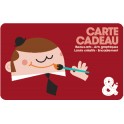 Carte cadeau rouge Monsieur peintre